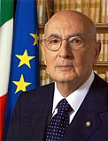 Il Presidente della Repubblica Giorgio Napolitano